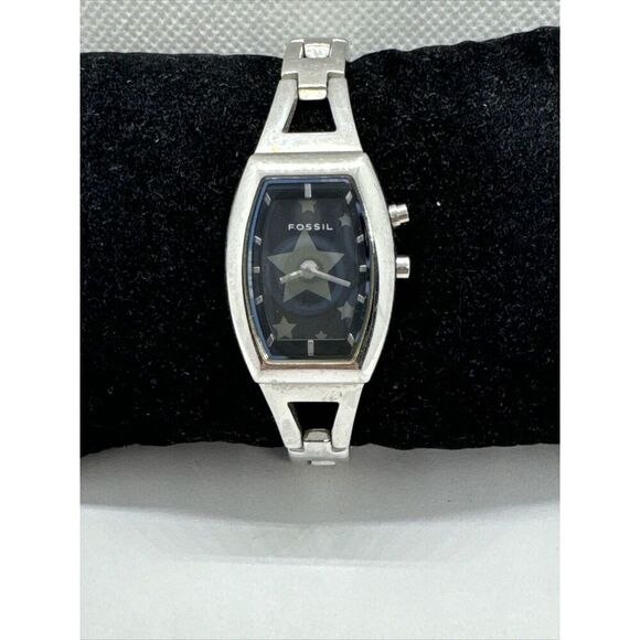 Unbranded Other - Fossil Big Tic ES9648 Women's Silver Stainless Steel Analog Dial Watch JNA527
